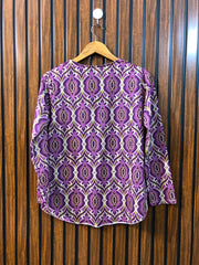 Chest 19  Length 24  Fabric Silk Jersey Elegant Women's Party Wear Tops Collection