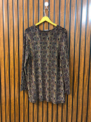Chest 22  Length 30  Fabric Net Jersey Glamorous Western Party Wear Tops