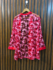 Chest Xl  Length 30  Fabric Net Women's Luxury Party Wear Shrug Collection