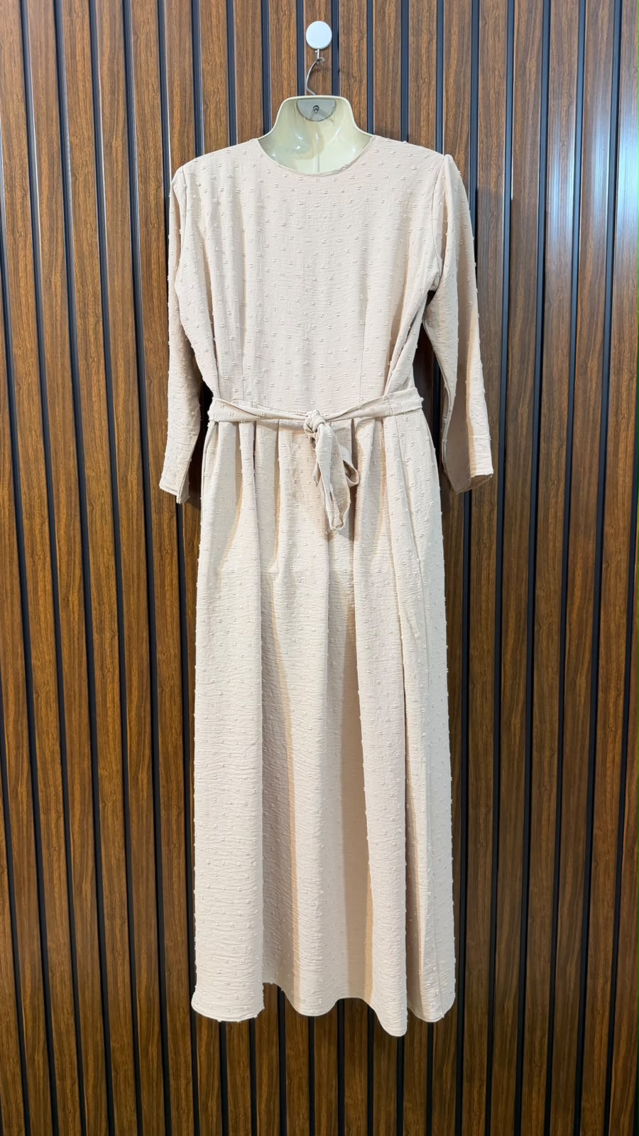 Chest 20  Length 49  Fabric Cotton Silk Women's Long Sleeve Maxi Dresses