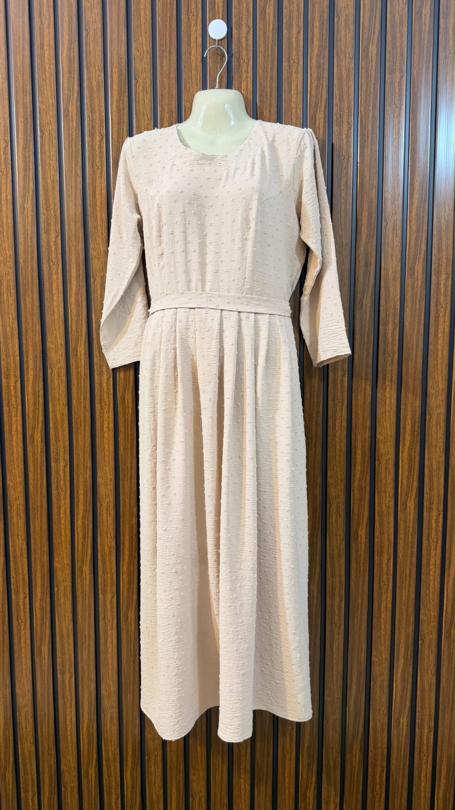 Chest 20  Length 49  Fabric Cotton Silk Women's Long Sleeve Maxi Dresses