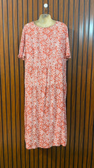 Chest 25  Length 50  Fabric Rayon Branded Women's Fashion Maxi Dresses