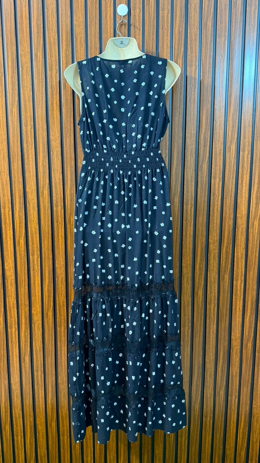 Chest 20  Length 54  Fabric Linen Stylish Everyday Maxi Dresses for Women