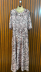 Chest 20  Length 58  Fabric Silk Women's Modern Western Maxi Dresses