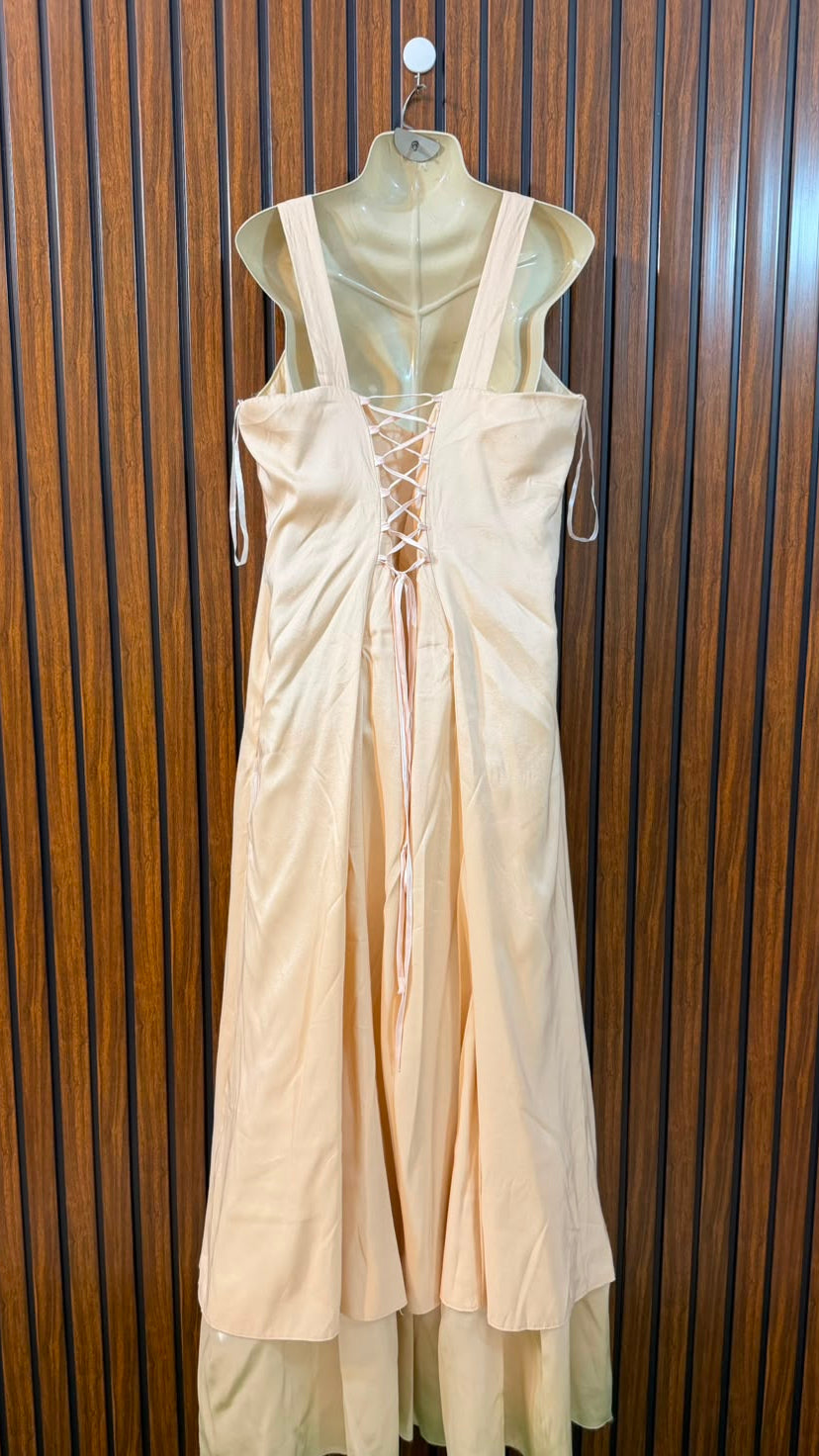 Chest 21  Length 50 To 60  Fabric Silk Latest Women's Long Maxi Dresses