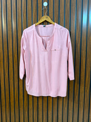 Chest 21  Length 24 To 26  Fabric Linen Western Branded Women's Summer Full Sleeve Top