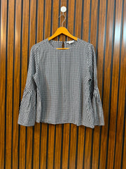 Chest 18  Length 21  Fabric Cotton Women's Casual Summer Full Sleeve Top