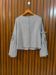 Chest 18  Length 22  Fabric Cotton Silk Women's Everyday Summer Top