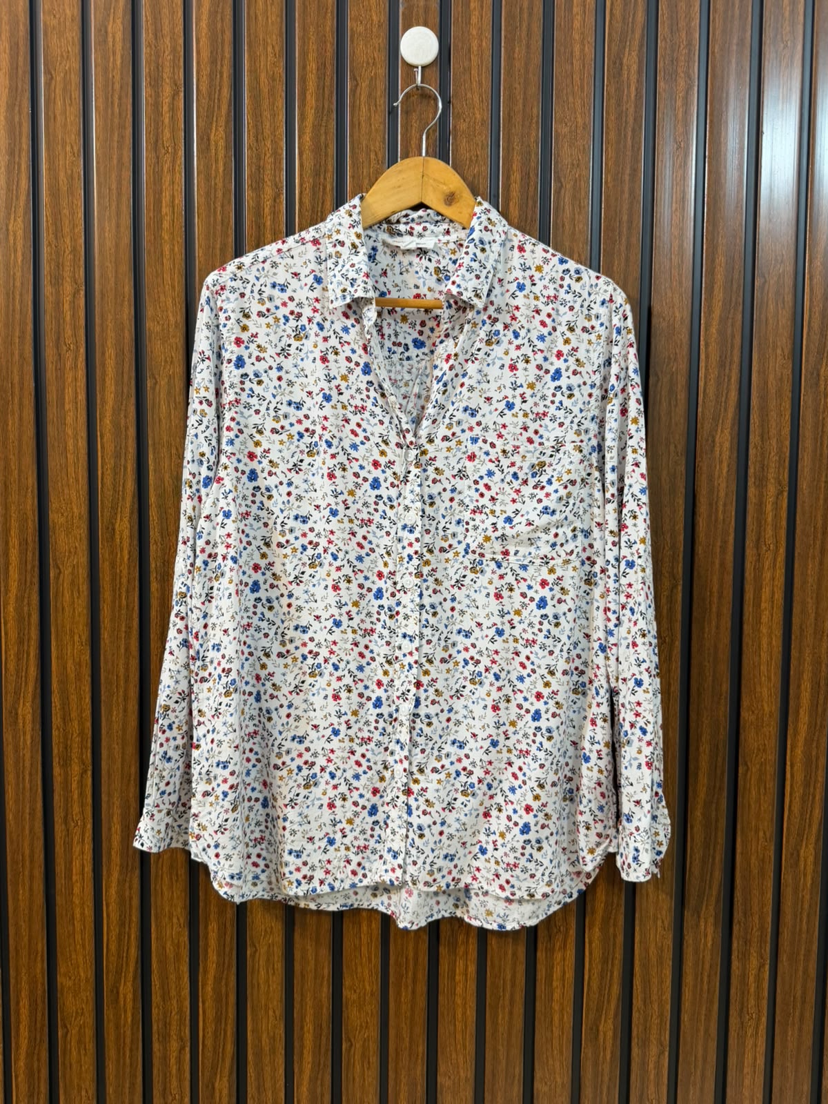 Chest 19  Length 26 To 27  Fabric Linen Western Women's Casual Full Sleeve Top