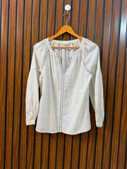 Chest 17  Length 21  Fabric Cotton Branded Ladies Summer Full Sleeve Top