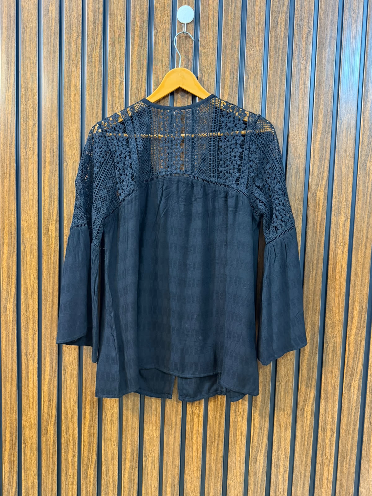 Chest 18  Length 25  Fabric Linen Branded Full Sleeve Top for Ladies