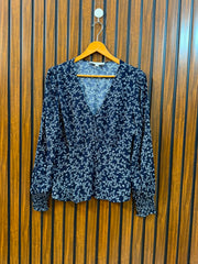 Chest 19  Length 22  Fabric Georgette Western Women's Fashion Top