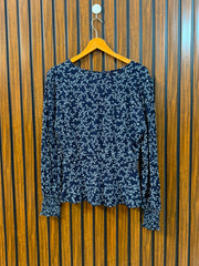 Chest 19  Length 22  Fabric Georgette Western Women's Fashion Top