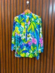 Chest 21  Length 27 To 28  Fabric Linen Women's Smart Full Sleeve Top