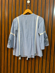 Chest 16  Length 23  Fabric Cotton Western Ladies Summer Top