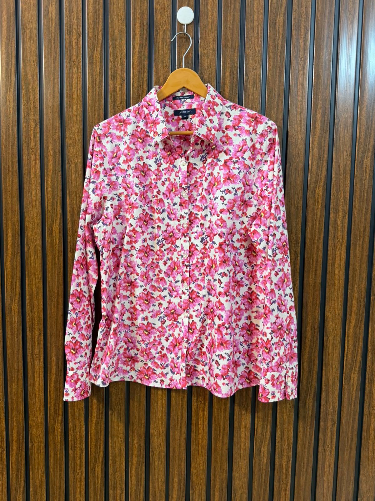 Chest 20  Length 25  Fabric Cotton Silk Women's Modern Summer Full Sleeve Top