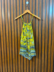 Chest 20  Length 23  Fabric Linenc Branded Women's Casual Sleeveless Top