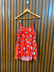Chest 20  Length 29  Fabric Linen Women's Western Summer Top