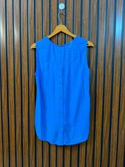 Chest 20  Length 23 To 25  Fabric Cotton Silk Branded Sleeveless Top for Women
