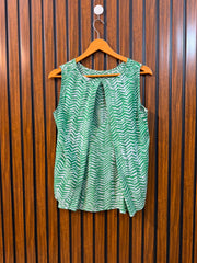 Chest 18  Length 19 To 20  Fabric Linen Western Style Women's Top
