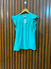 Chest 20  Length 22.5  Fabric Cotton Branded Women's Trendy Top
