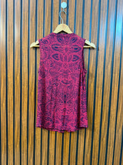 Chest 20  Length 24  Fabric Jersey Summer Sleeveless Top for Women