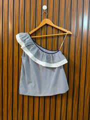 Chest 16  Length 21  Fabric Cotton Silk Women's Western Casual Top