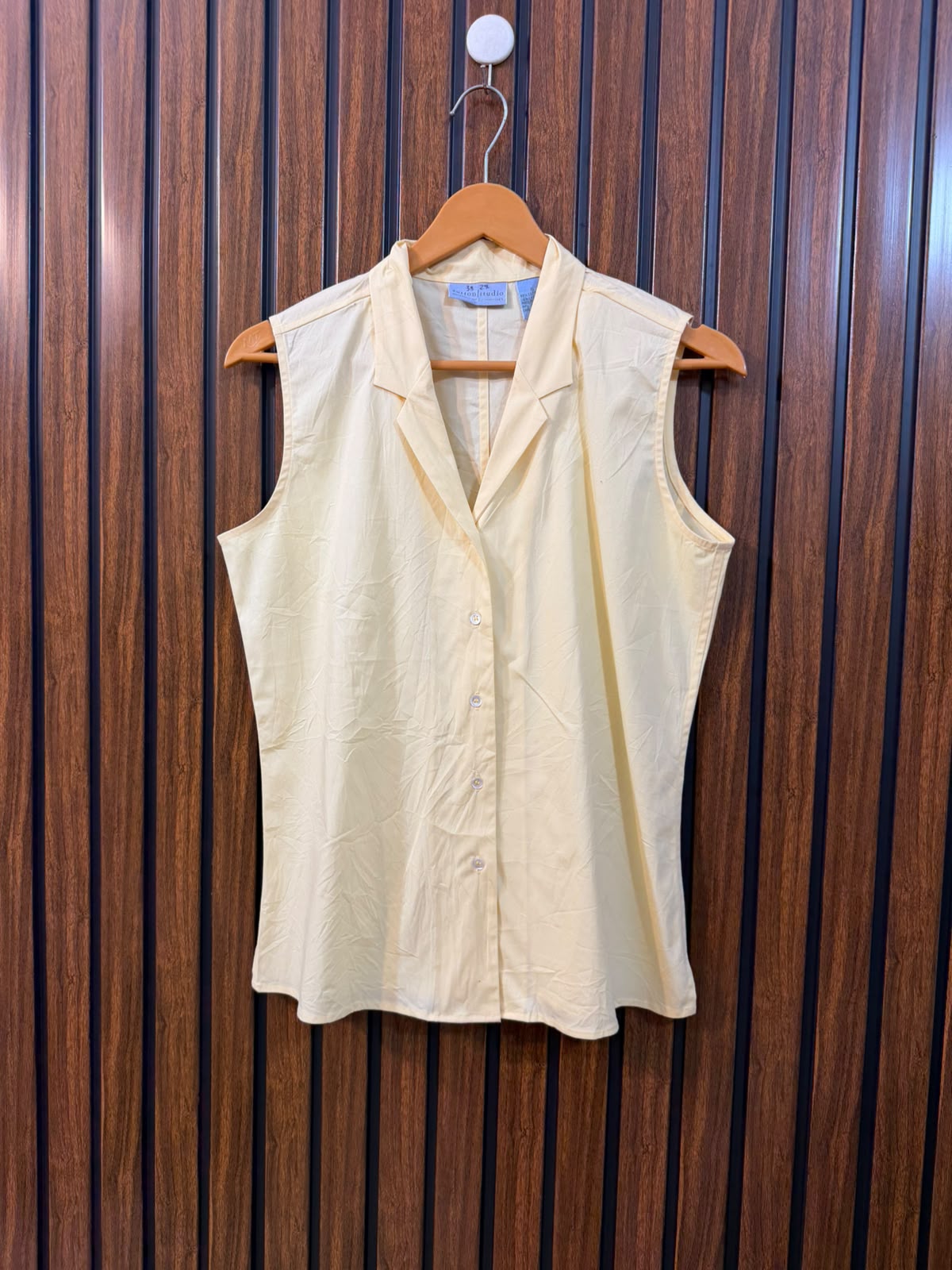 Chest 18  Length 22  Fabric Cotton Silk Women's Modern Summer Top