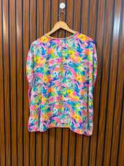 Chest Large  Length 25  Fabric Rayon Western Bagy Style Top
