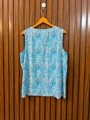 Chest 21  Length 24.5  Fabric Cotton Silk Women's Casual Fashion Top