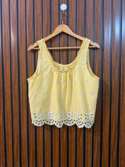 Chest 20  Length 18  Fabric Cotton Women's Premium Summer Top