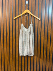 Chest 19  Length 25  Fabric Linen Women's Classic Summer Top