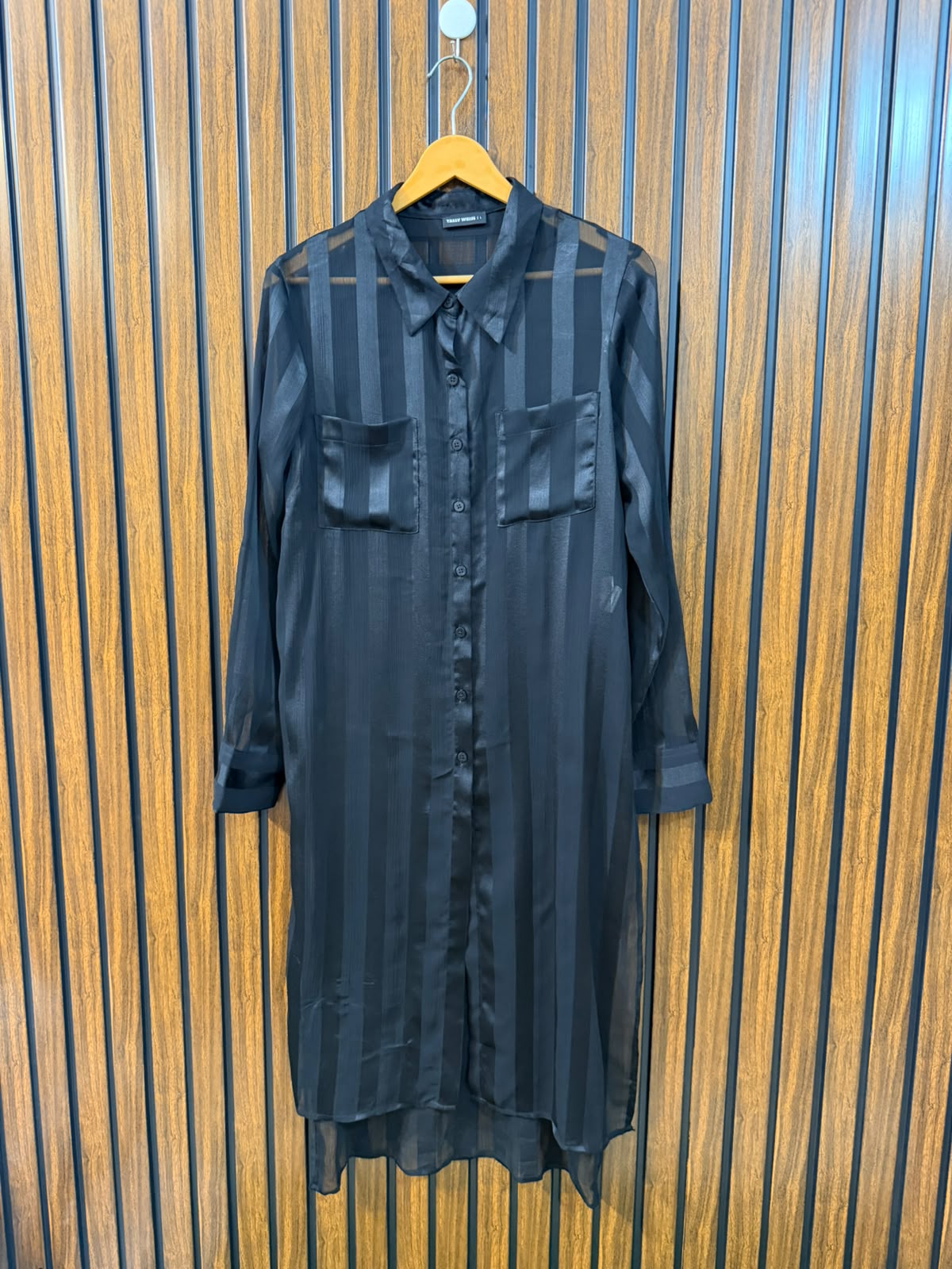 Chest 18  Length 40 To 44  Fabric Chiffon Branded Long Top for Ladies
