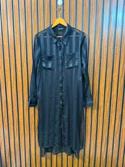Chest 18  Length 40 To 44  Fabric Chiffon Branded Long Top for Ladies