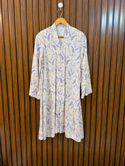 Chest 18  Length 39  Fabric Linen Ladies' Western Long Top