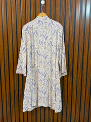 Chest 18  Length 39  Fabric Linen Ladies' Western Long Top