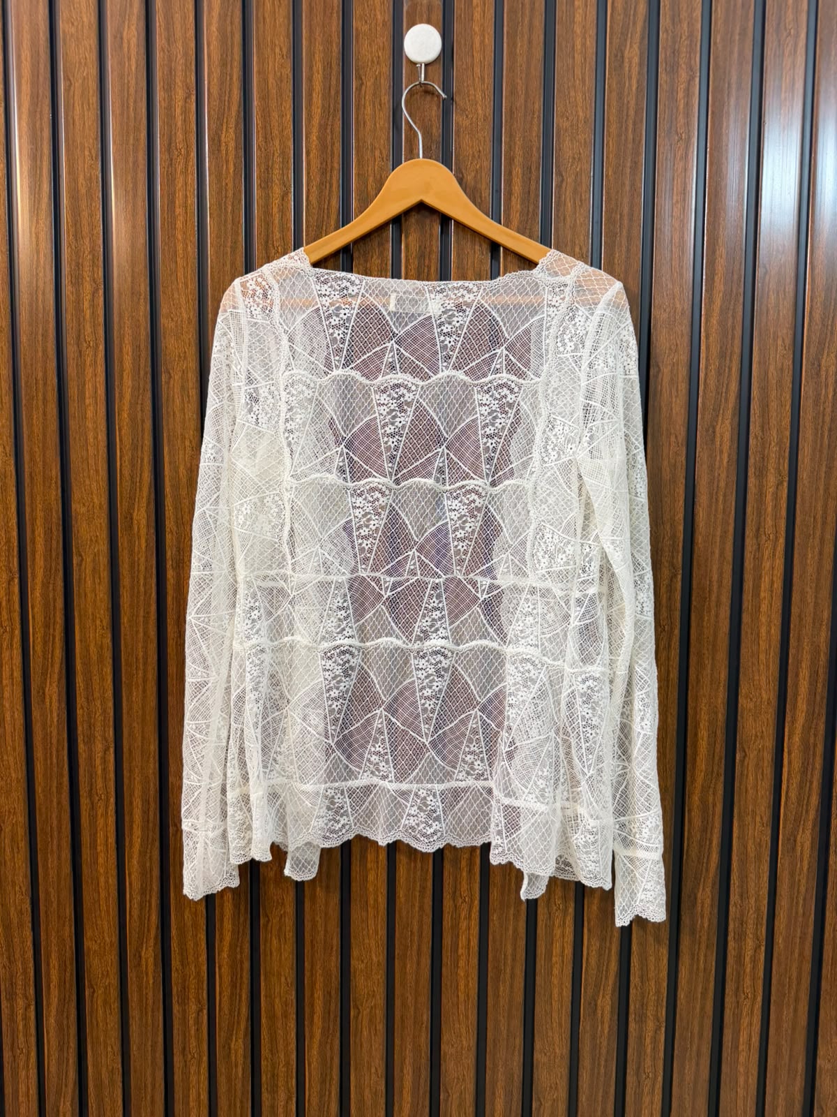 Chest 20  Length 24  Fabric Net Women's Classic Shrug