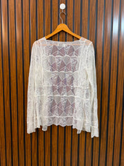 Chest 20  Length 24  Fabric Net Women's Classic Shrug