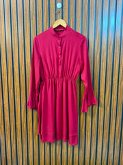 Chest 17  Length 35  Fabric Chiffon Western Wear Long Top for Women
