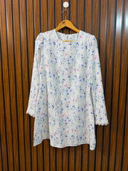 Chest 18  Length 31  Fabric Silk Branded Ladies Long Top