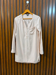 Chest 16.5  Length 30  Fabric Cotton Silk Women's Fashion Long Top
