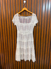 Chest 19  Length 38  Fabric Net Ladies Long Top Collection