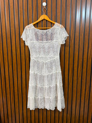 Chest 19  Length 38  Fabric Net Ladies Long Top Collection
