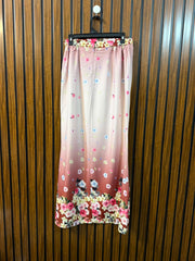 Waist 30  Length 41  Fabric Silk Women's Classic Skirt