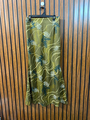 Waist 34  Length 42  Fabric Silk Women's Elegant Skirt