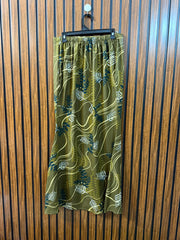 Waist 34  Length 42  Fabric Silk Women's Elegant Skirt