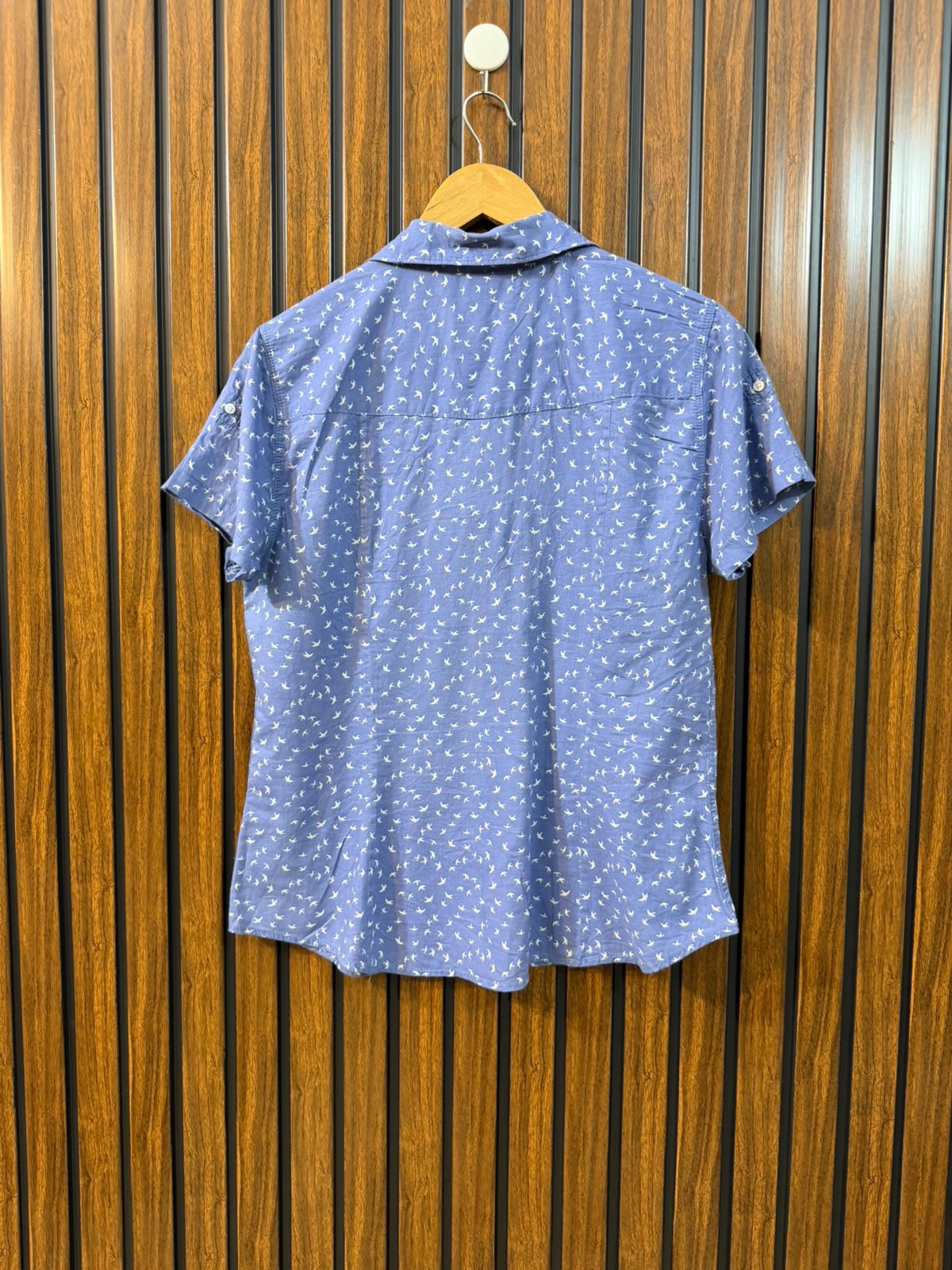 Chest 19  Length 23  Fabric Cotton Western Branded Women's Summer Half Sleeve Top
