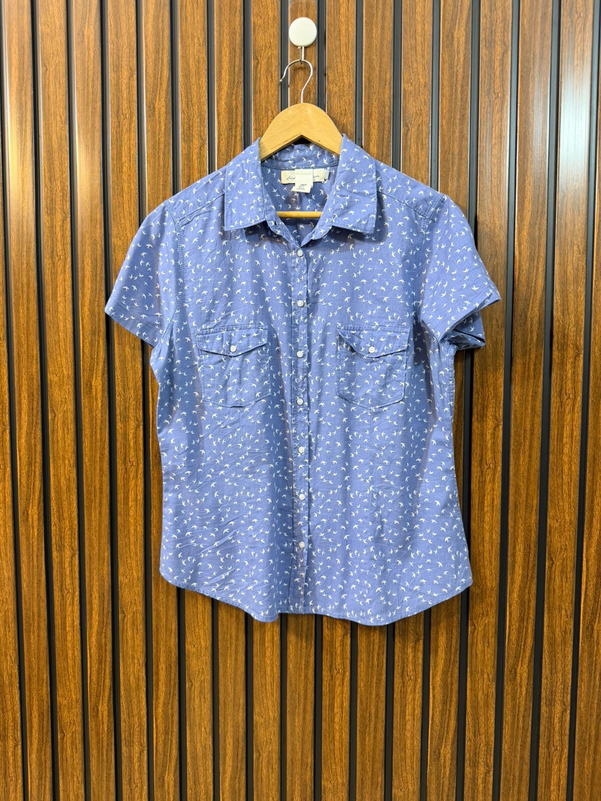 Chest 19  Length 23  Fabric Cotton Western Branded Women's Summer Half Sleeve Top