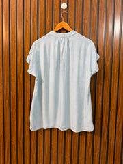 Chest Small Baggy Style  Length 25  Fabric Linen Branded Women's Daily Wear Top