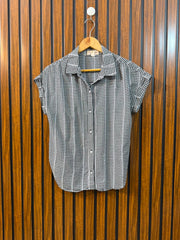 Chest 19  Length 23 To 24  Fabric Linen Branded Women's Trendy Summer Top